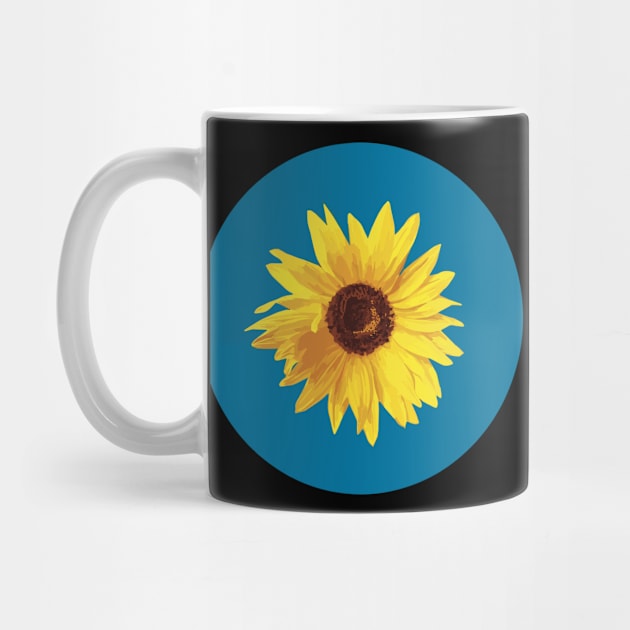 Sunflower Yellow Blue Color by lightbulbmcoc